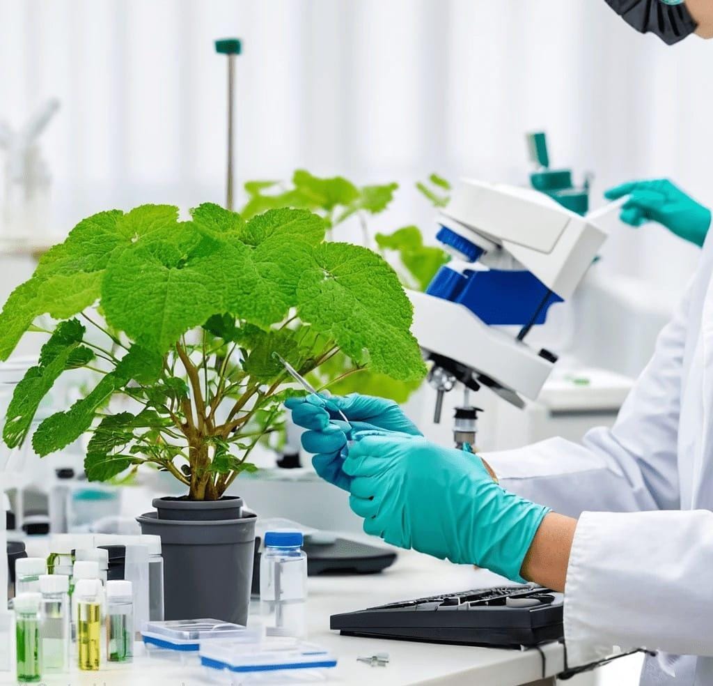 Laboratorio de análisis fitopatológico